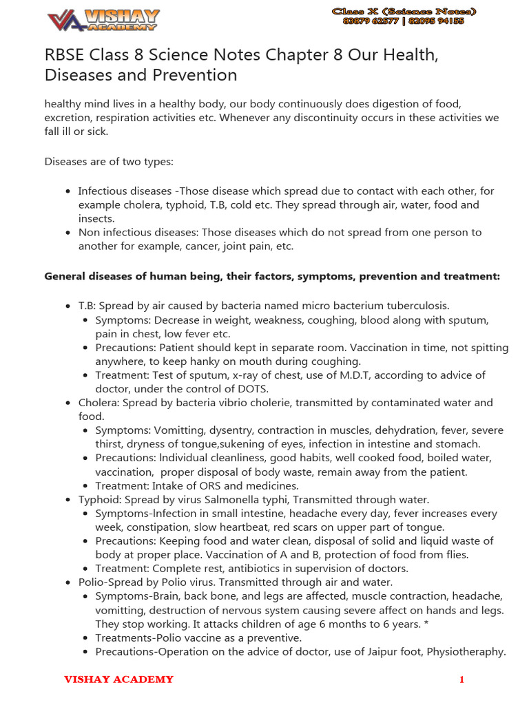 Class 8 Science Notes