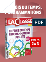 Fiche peÃÅdagogique - Emplois Du Temps, Programmations Et Projets Cycles 2 & 3 2021