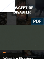 1. Disaster