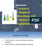 Chemical Reactions and Chemical Equations