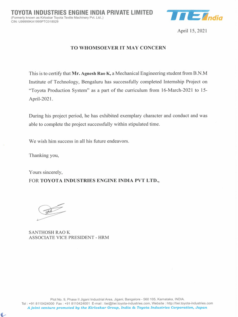Internship Certificate 1618940406 | PDF