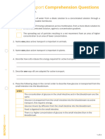 Active Transport Reading Comprehension Questions Foundation