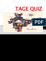 Heritage Quiz September