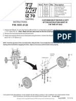 Suzuki DRZ 70: Training Wheel Mounting Instructions