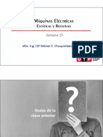 Semana 15 (1ra Parte y 2da Parte) WECHT UTP Máquinas Eléctricas Estáticas y Rotativas