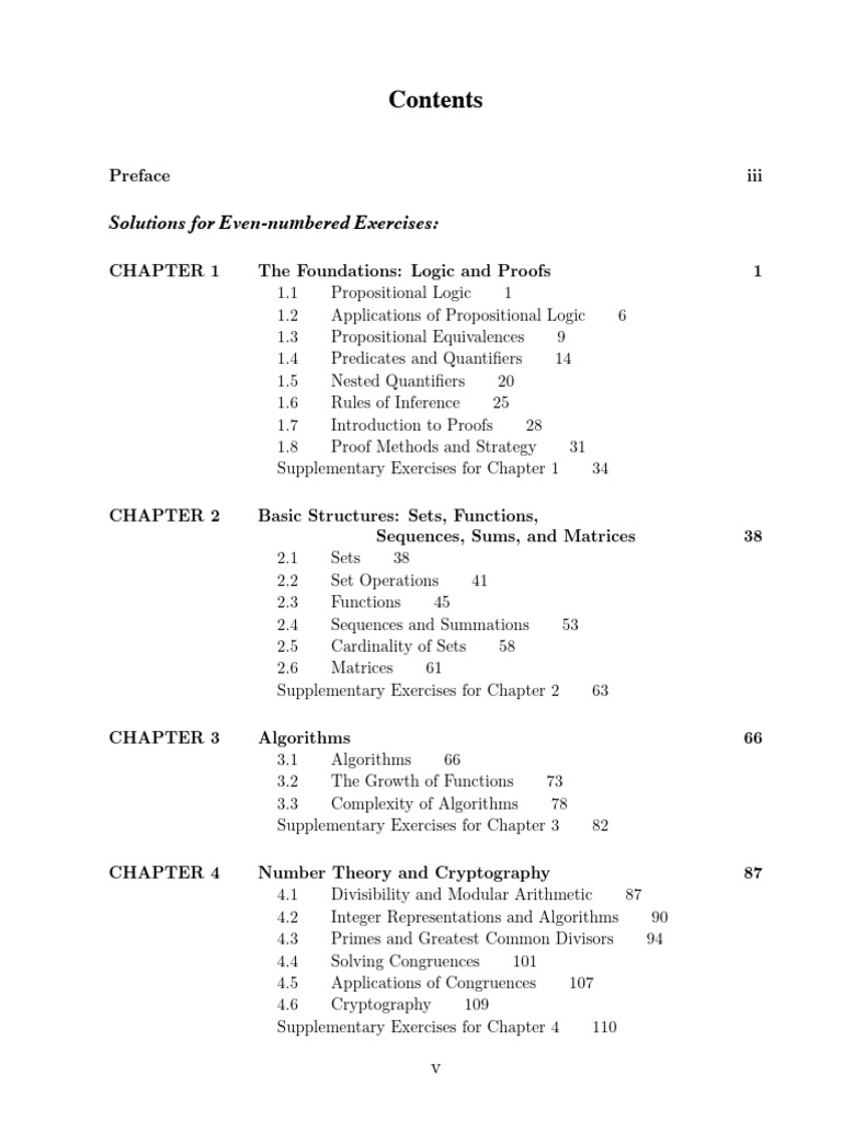 Irg table of contents pdf graph theory algorithms