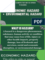 Various Elements That May Be Exposed To Hazards