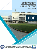 CSIR CBRI Annual Report 2018 19