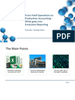 SESTT9C35MJQZUPA9 From Field Operations To Production Accouting - What Goes Into Emissions Reporting