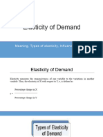 Elasticity of Demand