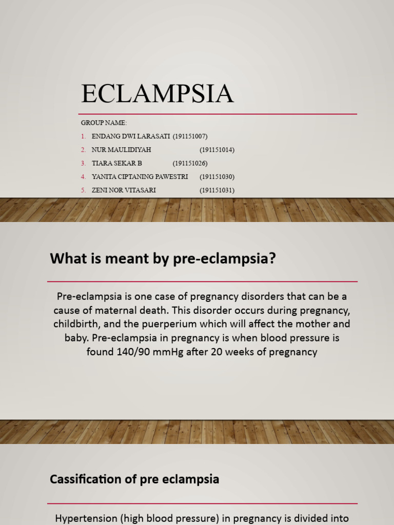 Understanding Preeclampsia and Eclampsia | PDF | Blood Pressure ...