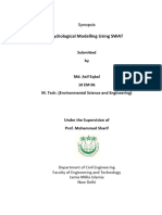 Synopsis - HYDROLOGICAL MODELLING OF STREAMFLOWS