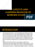 (Slides)the Lifestye and Learning Behavior of 2