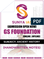 Ancient History - GS Foundation - Class Notes - Sunya IAS