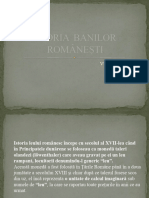 Istoria Banilor Românești