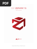 3DF Zephyr Manual 7.500 English