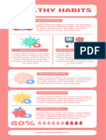 Proactive Social Media Practices Education Infographic in Green Pink Yellow Flat Graphic Style