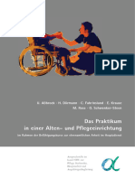 Das Praktikum in Einer Alten Und Pflegeeinrichtung