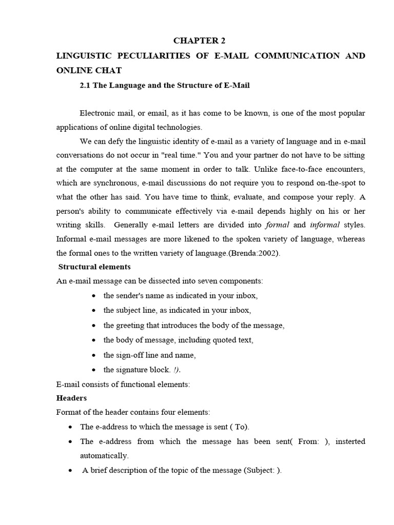 E-Mail Communication Essentials | PDF | Online Chat | Linguistics