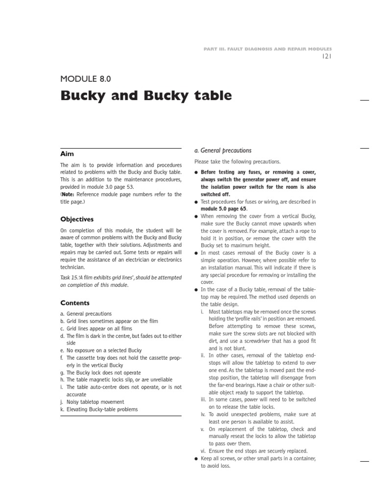 Bucky Bucky Table PDF Switch Fuse (Electrical)