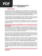 Land Laws of BD 