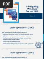 Configuring Windows Server 2019