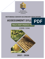Field Crop Production Assessment Syllabus With Cover