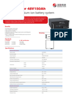 Smartpower 48V150Ah: Scifp48150 Lithium-Ion Battery System