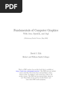 Fundamentals of Computer Graphics With Java, OpenGL, and Jogl - David J. Eck Hobart and William Smith Colleges