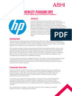 Hewlett Packard Hp Case Study New Template
