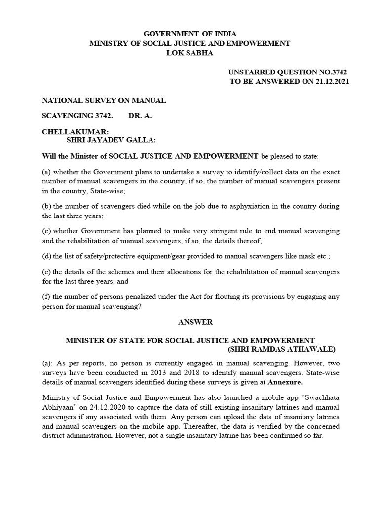 LOK Sabha QUestionare of Zero Hour | PDF | Government Of India