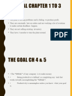 The Goal Instructional Notes