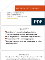 Ect 212 Curriculum Implementation