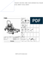 Kubota f3060 Parts Catalogue Manual