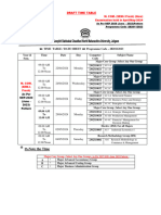 Draft Time Table of M.COM SEM-I and II As Per NEP 2020 60-40 New Fresh EXAM Held in April May-2024