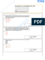 SSC Steno Official Paper Held On 18 Nov 2022 Shift 1 English