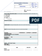 Form M 059 Landed Material Report