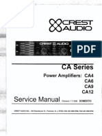 Crest Audio Ca Series PWR SM