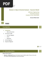 Module4 - Object Oriented Analysis Dynamic Model