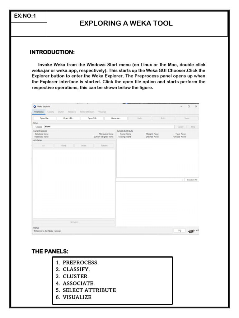 Weka Data Analysis and Visualization Guide | PDF | Cluster Analysis ...