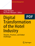 Digital Transformation of The Hotel Industry: Jorge Marques Rui Pedro Marques Editors