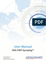 OSA 5401 User Manual 12.1.1