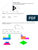 Exercícios de Figuras Planas