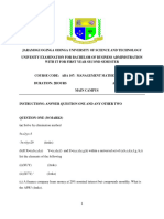 Management Mathematics 1