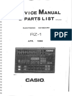Casio RZ1 service manual