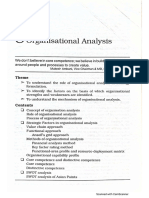 SM-Organizational Analysis - L M Prasad