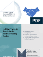 Adding Value Through HRM in Different Sectors: Insights From Bosch, IBM, and Cipla LTD