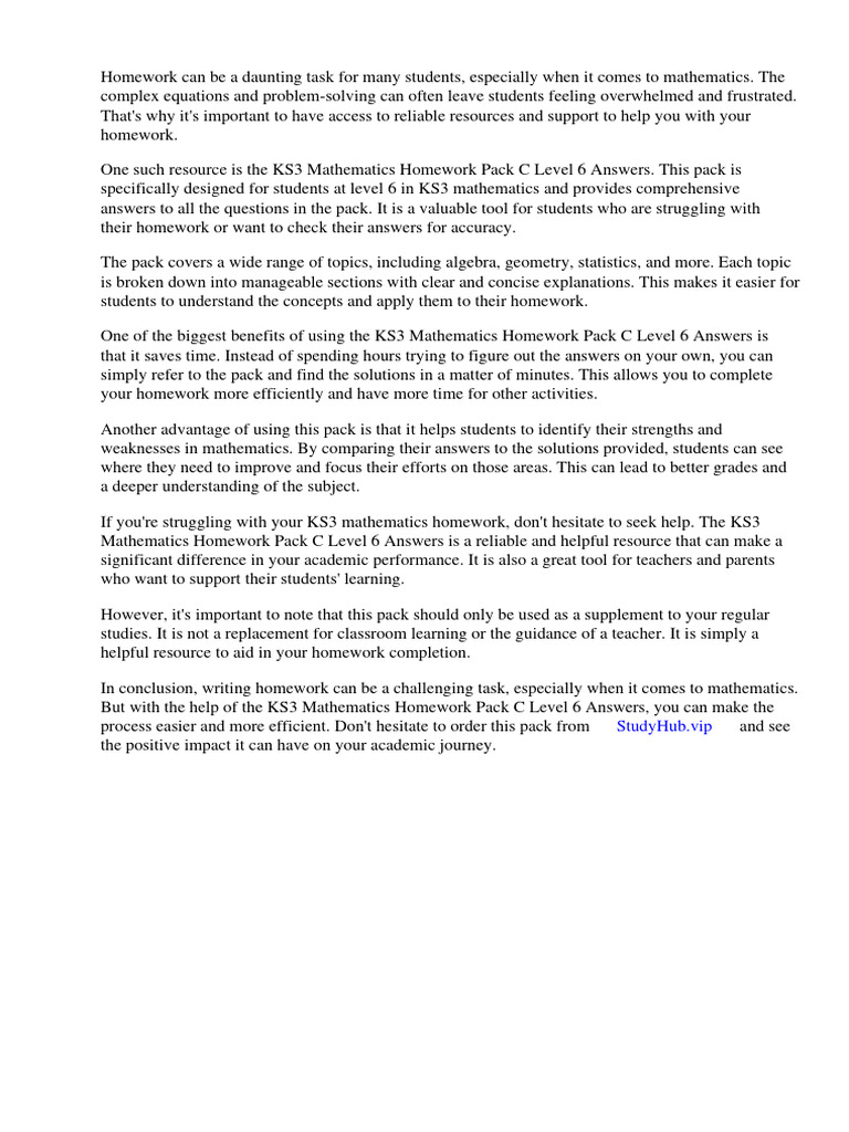 ks3-mathematics-homework-pack-c-level-6-answers-pdf-teaching