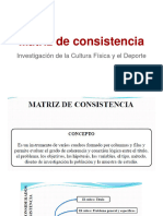 Apoyo. Matriz de Consistencia