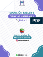 Solución Taller 5 - Física 1